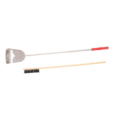 PartyKindom Cleaning Brushes, 2-Piece Set, Stainless Steel, for Bird and Small Animal Cages