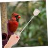 PartyKindom Cleaning Brushes, 2-Piece Set, Stainless Steel, for Bird and Small Animal Cages view 4