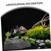 SOIMISS Resin Turtle Basking Platform and Climbing Ramp with Realistic Rock and Water Landscape view 3