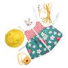 Kisangel Green Polyester Rabbit Leash and Harness for Outdoor Walks, 1 Set view 1