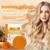 Pumpkin Seed Oil Shampoo Bars for Hair Growth, Dry & Damaged Hair, Vegan Conditioning (4 pcs) view 2