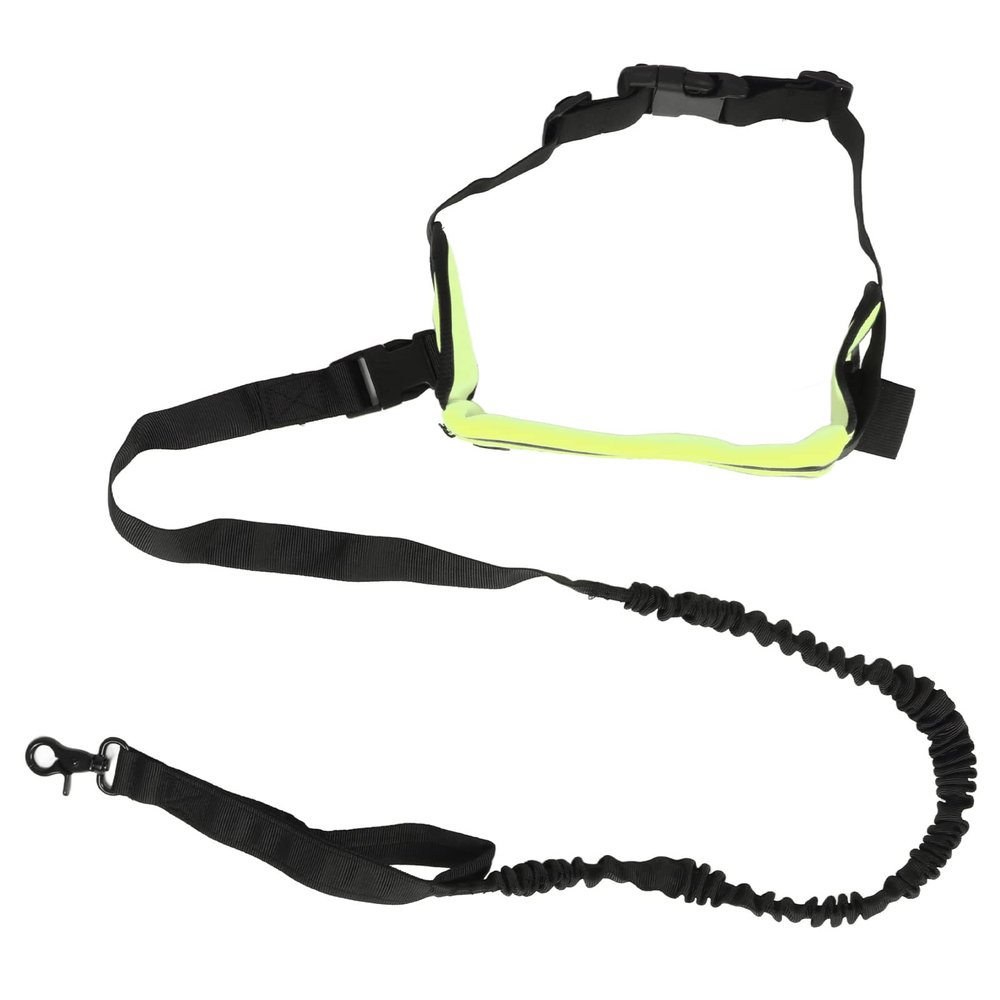 Reflective Bungee Dog Leash for Medium Dogs - Neon Green