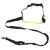 Reflective Bungee Dog Leash for Medium Dogs - Neon Green view 1
