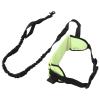 Reflective Bungee Dog Leash for Medium Dogs - Neon Green view 2