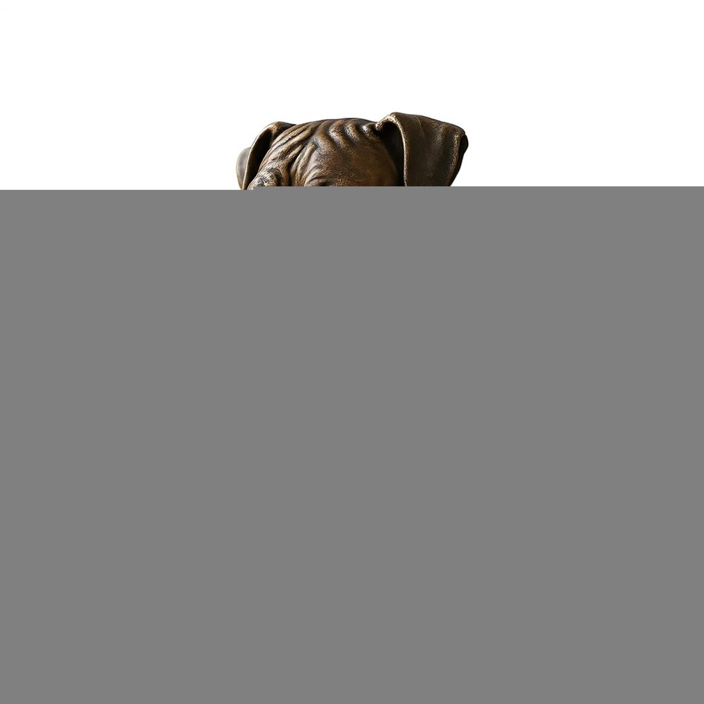 Outdoor Dinner Bell with Dog Head Design