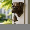 Outdoor Dinner Bell with Dog Head Design view 3