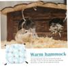 Cozy Double-Layer Hamster Hammock, Warm Hanging Bed for Rats view 2