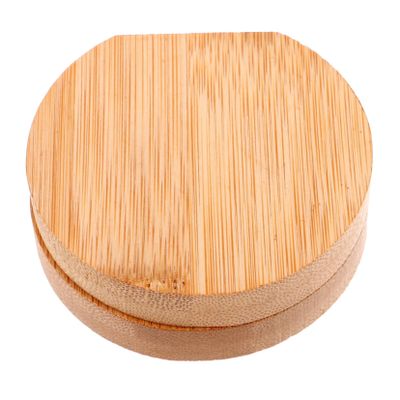 Healvian Bamboo Travel Makeup Mirror, Portable