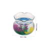 BATHVEVE 2-Piece Plastic Aquarium Decoration with Realistic Goldfish Details view 2