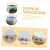 BATHVEVE 2-Piece Plastic Aquarium Decoration with Realistic Goldfish Details view 3