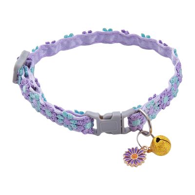 Cat Collars, Small/Medium/Large, Flower Charm, Safety