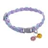 Cat Collars, Small/Medium/Large, Flower Charm, Safety view 1