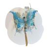 Glitter Flower Hair Clips with Chinese Hair Claw view 1
