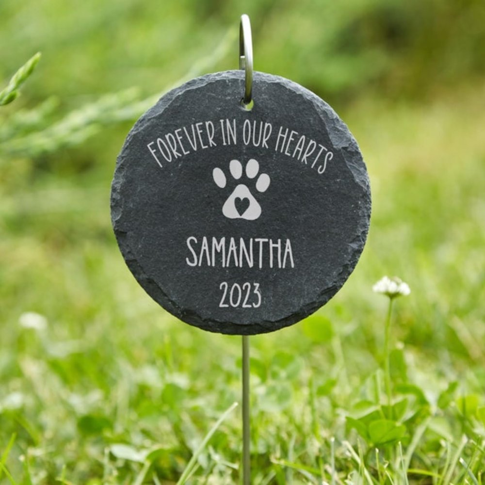 WEIYOUDP Personalized Pet Memorial Stones