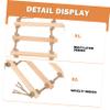HEMOTON Hanging Wooden Ladder for Birds view 2