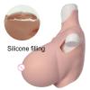 Large Silicone Breast Forms, Z Cup, High-Collar Breast Plate for Transgender and Crossdressers view 4