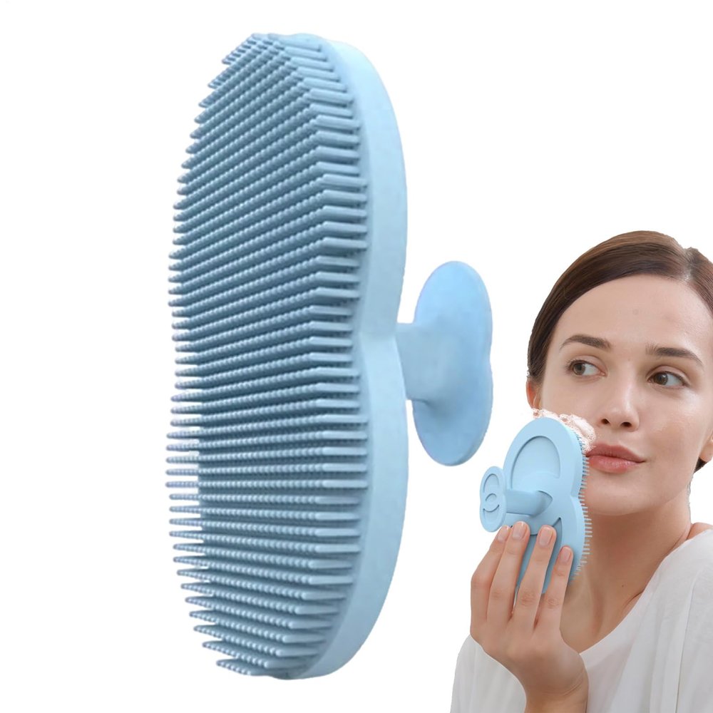 Silicone Facial Exfoliator and Cleansing Brush