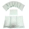 3-Piece Cherry Pit Heat Pillow Set, Mint with Dots view 1