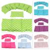 3-Piece Cherry Pit Heat Pillow Set, Mint with Dots view 3