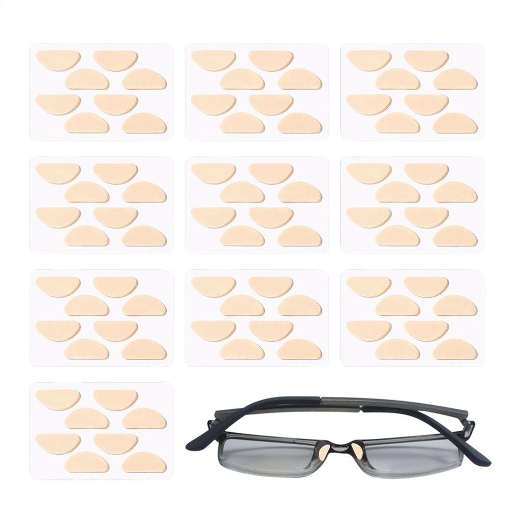 10 Anti-Slip Soft Nose Pads for Glasses