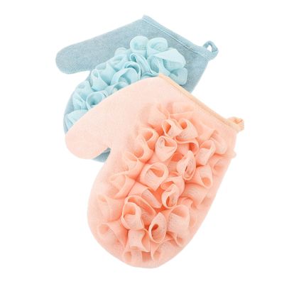 Double-Sided Exfoliating Washcloth, 2-Pack, Polyester Fiber