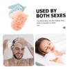 Double-Sided Exfoliating Washcloth, 2-Pack, Polyester Fiber view 3