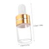 50-Pack 2 mL Small Refillable Glass Dropper Bottles for Essential Oils view 2
