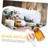 FOMIYES 30-Pack 2 mL Amber Glass Dropper Bottles with Precision Pipettes for Essential Oils view 3