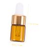 FOMIYES 30-Pack 2 mL Amber Glass Dropper Bottles with Precision Pipettes for Essential Oils view 4