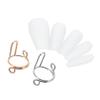 Removable Artificial Fingernails with Finger Rings, 1 Set, White view 3
