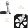 Wheelchair Caster Wheel with Bearing and Fork, Black Replacement Part view 4