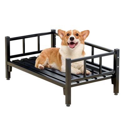 Suixtil Elevated Metal Dog Bed for Large Dogs