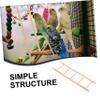Toddmomy Bird Wooden Ladder for Parrots view 3