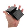 Zerodeko 4-Piece Support Feet for Pet Gates, Triangular Reinforcements for Stable Stair Gates and Freestanding Dog Fences, Black view 4