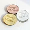 5/10/20-Piece Birthday Party Acrylic Cupcake Toppers, Rose Gold (10 Gold Pieces) view 1