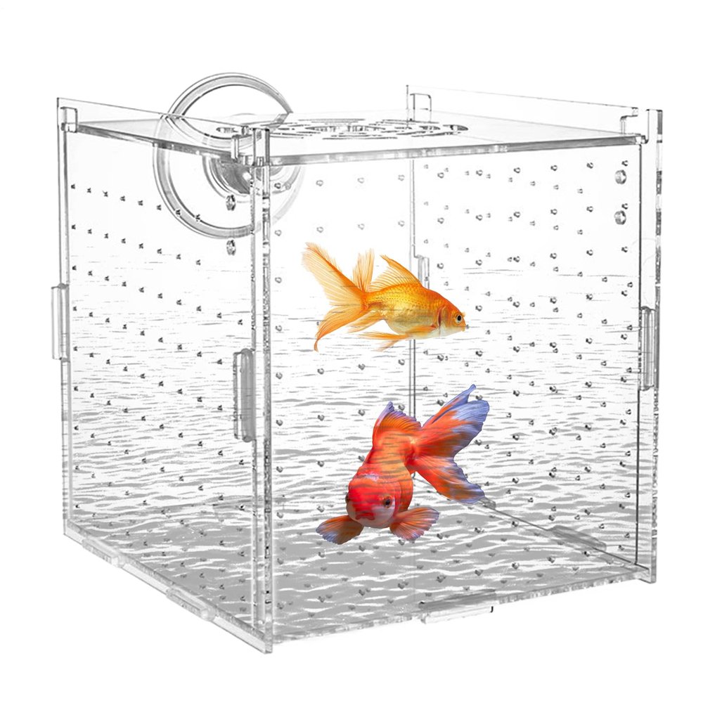 Aquarium Breeding Box, Clear Acrylic Fish Rearing Container