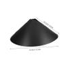 ABS Squirrel Baffle for Birdhouse Pole, Black view 2