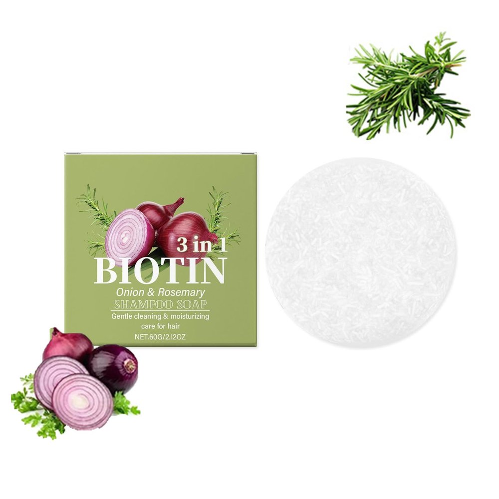 Onion & Rosemary Shampoo Bar for All Hair Types