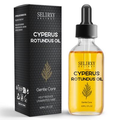 60 mL Cyperus Rotundus Oil for Reducing Body Hair Growth