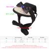 Adjustable Dog Baseball Cap with Bow Strap view 3