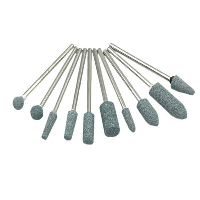 10-Piece Multicolor Ceramic Nail Drill Bits, Polished, Q6.5-pi
