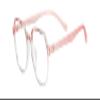 FUQINQINGOZ Blue Light Blocking Glasses, Large Reading Glasses, Computer Reading Glasses, TR Frame, Flat Light Mirror (Pink, +3.00) view 1