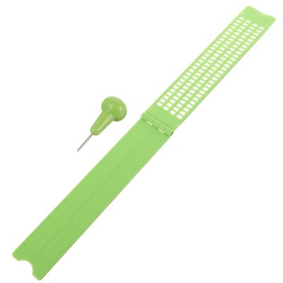 Healvian Portable Durable Plastic Braille Slate with Stylus for Visually Impaired Users, for Learning and Writing