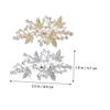 Decorative Pearl Leaf Hair Clips, 2-Piece Set view 2