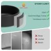 SPUNKYJUNKY Ceramic Pet Bowls, 2-Pack, 850 ml, Black view 2