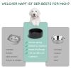 SPUNKYJUNKY Ceramic Pet Bowls, 2-Pack, 850 ml, Black view 3