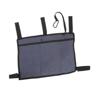 Wheelchair Bag for Strollers and Rollators, Blue Oxford Fabric