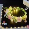 Fall LED Flower Crown Headband Set, 3-Piece view 4