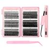 580-Piece Lash Extension Set, 30D–100D Cluster Lashes with Bond and Seal, Tweezers, 8–16 mm view 1