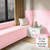 Wall Protector Bed Wall Padding, Headboard Wall Cushion, Padded Anti-Collision Wall Decor for Bedroom, Living Room, Children's Room, Office, Hallway (20 cm—White) (Pink, 10 m) view 2